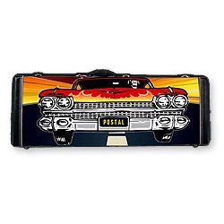 Postal Monkey Fly case pour guitare électrique Rod monkey Noir - Les Beatles, Paul McCartney, John Lennon, RIngo Starr, George Harrison Postal Monkey Fly case pour guitare électrique Rod monkey Noir