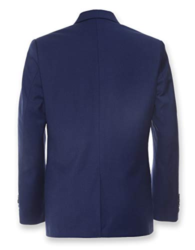 Calvin Klein Boys' Bi-Stretch Blazer Suit Jacket, 2-Button Single Breasted Closure, Buttoned Cuffs & Front Flap Pockets2