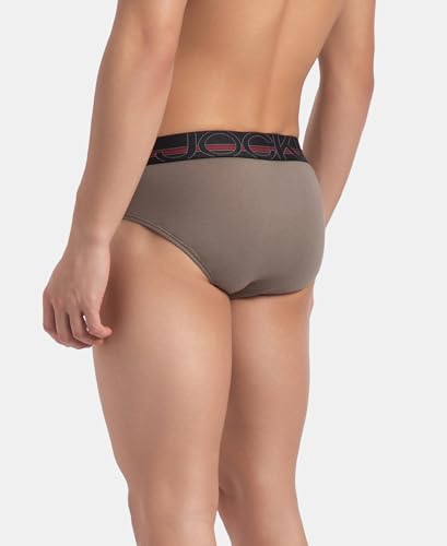 Image of Jockey US14 Men's Super Combed Cotton Solid Brief with Ultrasoft Waistband (Pack of 2)