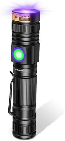 DARKBEAM UV 395nm Flashlight Blacklight Woods lamp Black Light Ultraviolet