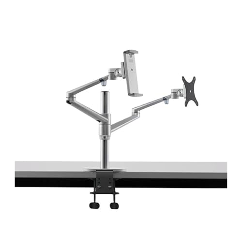 Support de moniteur bureau double bras réglable pour soulager les douleurs de cervicales
