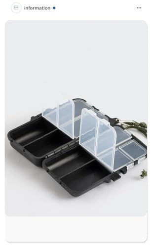 Caja de pesca doble cara con 2 compartimentos miniatura 5