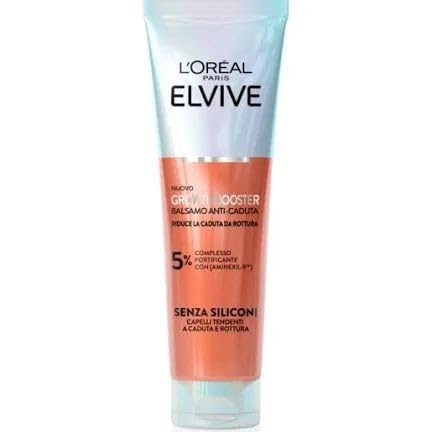 L'Oréal Paris Elvive Acondicionador Refuerzo Anticaída para los débiles y para la rotura del cabello, 10 veces la pérdida de reducción con complejo potenciador Aminexil-R, potenciador del crecimiento