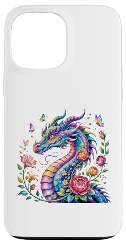 �t�@���^�W�[�t�@���ƃh���S���̂��߂̃h���S�����o�[�f�U�C���B �X�}�z�P�[�X iPhone 13 Pro Max �p