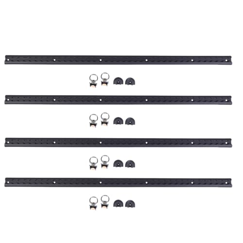 Riel de Control de Carga de Aluminio L Track de 1 M con 8 accesorios y diseño resistente 6
