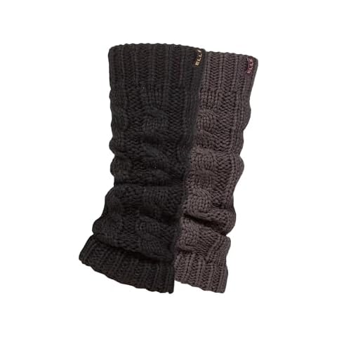 Elle Ladies Chunky Knit Leg Warmers Cover