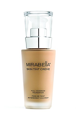 Mirabella Skin Tint Crème Full Coverage Liquid Mineral Foundation - V W, 30ml/1.0 fl.oz