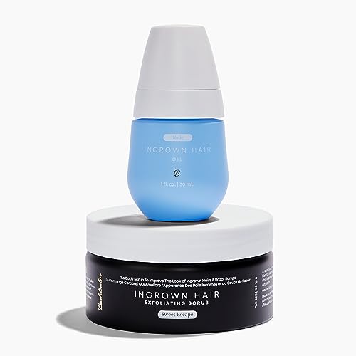 Bushbalm 2-step Ingrown Hair Routine with Nude Oil & Sweet Escape Scrub