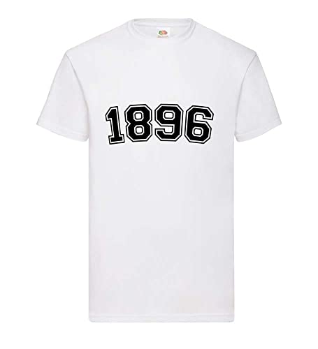 T-shirt pour homme blanc XXXL basique en coton confortable