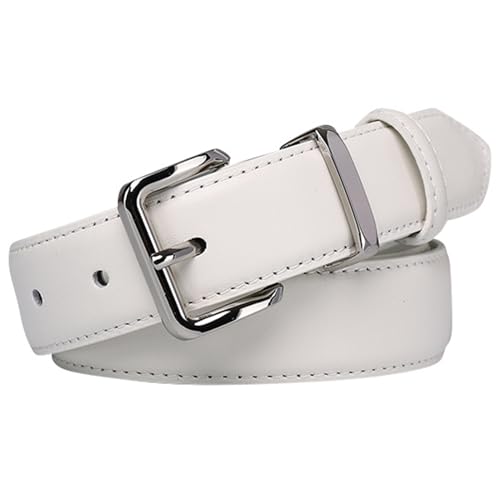 Women's Genuine Cow Leather Skinny Belt - 1.1