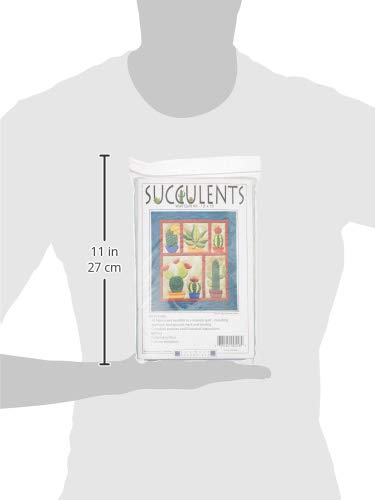 Rachel's Of Greenfield Succulents Wall Quilt Kit Pattern, None #TOP4