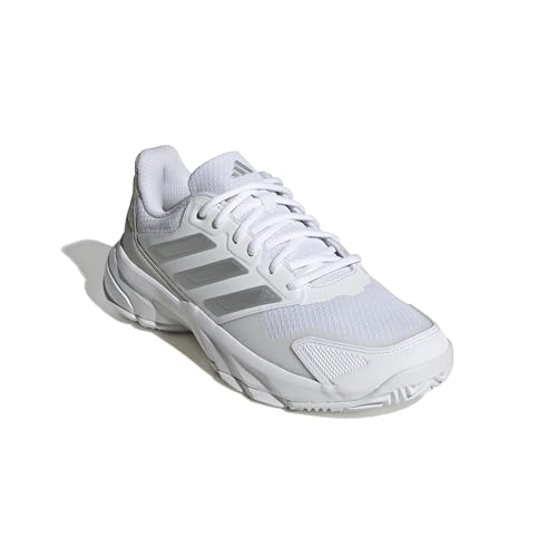 Image of adidas Womens Courtjam Control 3 Tennis Sneakers Shoes - White