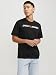 Jack & Jones Jjecorp Logo tee SS Crew Neck Noos Camiseta, Negro...