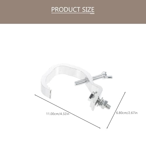 MILISTEN 6 Stücke Bühne Lichter Haken Klemmen Strapazierfähige Peg Haken Dj Ständer Metall Licht Camp Halter C Klemme en Bühnen Traversen en Lampe Traversen en