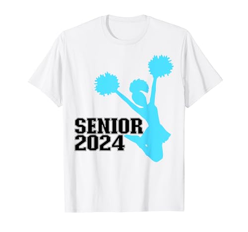 Senior Class 2024 Graduate Cheerleader Primer día de clases Camiseta