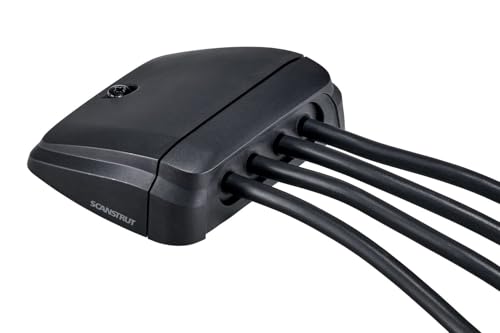 Scanstrut DS-H-MULTI-BLK - Guarnizione orizzontale per cavi, impermeabile IP68, ingresso multi-cavo, grado marino, resistente ai raggi UV per installazioni di camper, barche e tetti