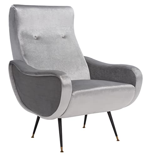 Sillón Acogedor Plegable Gris Claro