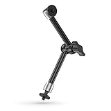 Tenga en cuenta que la longitud de este brazo magico es de 10 pulgadas. Si necesita uno más corto, eche un vistazo a SMALLRIG 7" Magic Arm 2065 (B076HDK4DR).