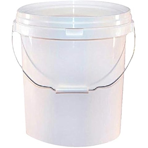 Martin Cox MOGG105 20L White Detaling Valeters Bucket 20 Litre Pail & Lid Cover