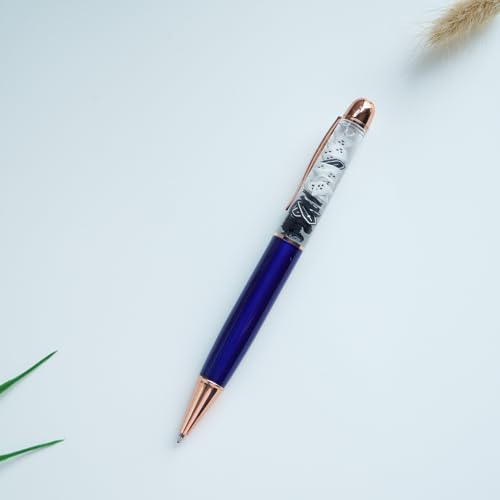 Image of Ghost Skull Cross Spooky Halloween Funny Pens Cute Floater Floating Liquid Writing Journaling Office Pen Unique Gift For Women Men