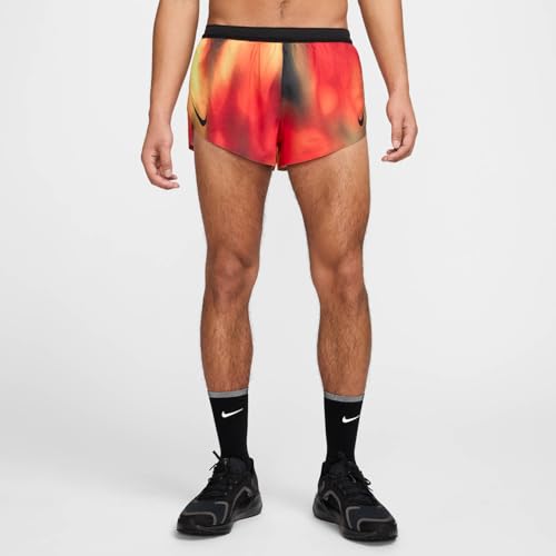 Short de running Dri FIT ADV Nike AeroSwift Elite Entry pour homme Jaune - vue 3