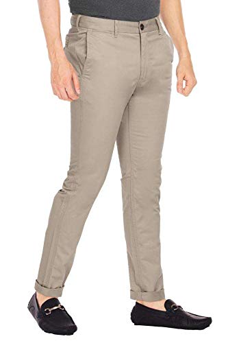 Image of Indian Terrain Men's Slim Casual Trousers