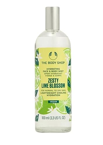 The Body Shop Zesty Lime Blossom 100ml Face & Body Mist - Vegan - Limited Edition - Vegan