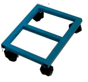 RAJCHIEF Inverter Battery Trolley in Best Metal with Twin Caster Wheels, Heavy Duty (Suitable for All Type of Inverter Batteries)