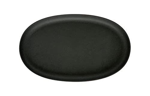 Yawata Kasei Eco Pot Eco Plate Oval Oval Plate 400 Black 