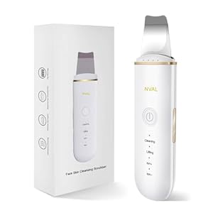 Ultrasone gezichtscrub met 4 gezichtsreinigingsmodi, elektrische gezichtsreiniger, gezichtsverzorging voor dames, professionele ultrasone gezichtspatel, huidscrubber, schoonheidsproducten