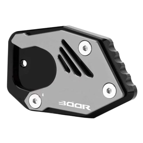 Plaque support agrandie en aluminium CNC pour béquille de moto CB300R