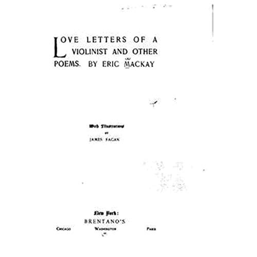 Love Letters of a Violinist 1516866592 Book Cover