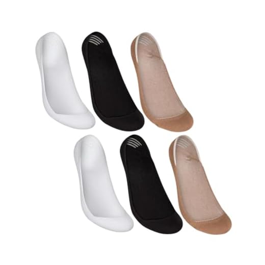 Kit de 6 Pares de Meias Sapatilhas Super Invisíveis, Algodão Penteado, com Silicone no Calcanhar, tamanho 33 a 38