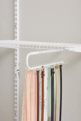 Rubbermaid Configurations Tie & Belt Valet, White, Accessories Closet Organization System And Storage #TOP6