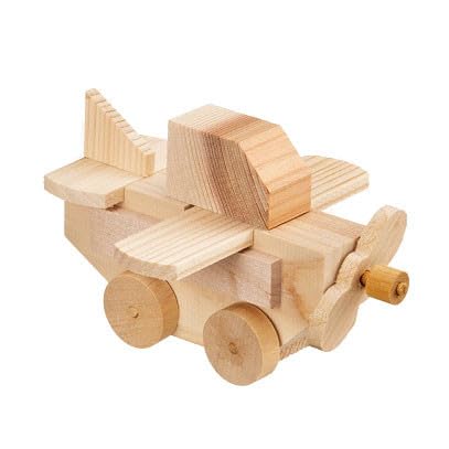 MOCCO 木の工作キット[飛行機]木製玩具 木のおもちゃ 対象年齢6歳から