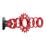 single speed bike touring Diverse varianti di colore e dimensioni: disponibile nelle finiture nero, rosso, blu e viola; si adatta a filettatura standard a ruota libera (34,55 mm di diametro); misurare le specifiche del mozzo prima di ordinare - NON fare affidamento sulla tabella delle taglie di Amazon.