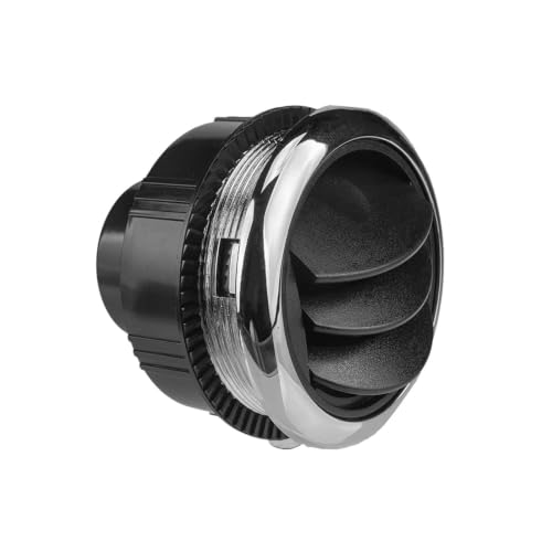 Rejillas de aire acondicionado redondas de 75mm con acabado ABS cromado 6