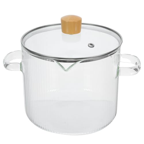 Casserole en verre de 2,3l anti-adhérence pour soupes saines - 2