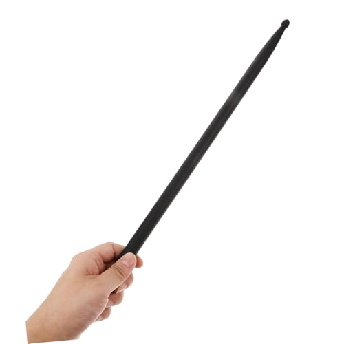 Toddmomy 4 baquetas ligeras para batería — Baquetas de percusión compactas para principiantes y músicos, fibra de carbono y material sintético, color negro miniatura 3