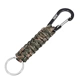 EOTW Mosqueton Llavero Paracord, Forma de D Mosqueton Escalada Ganchos para Montañismo, Motocicleta, Camping, Escalada en Roca, Pesca, Senderismo o Viajes y Otros Deportes al Aire Libre