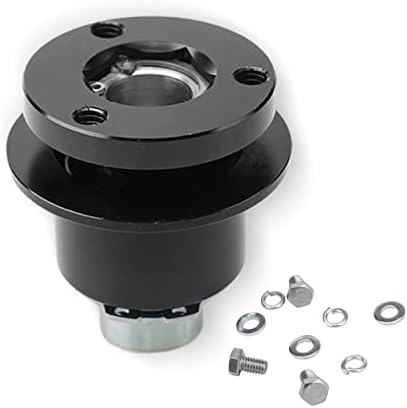 360° Steering Wheel Quick Release Hub Kit - Includes Bolts & Washers, Fits Most 3-Hole Steering Wheels