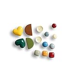 Yeaco Colorful Plastic Jewelry-like Fashionable Shoe Charms For Clog Sandals