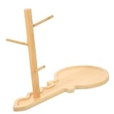 porte d'entrée bois prix Présentoir à colliers : conception détachable, facile à installer, il suffit d'aligner le pilier sur le trou du plateau, de le serrer pour terminer, porte-clés de table