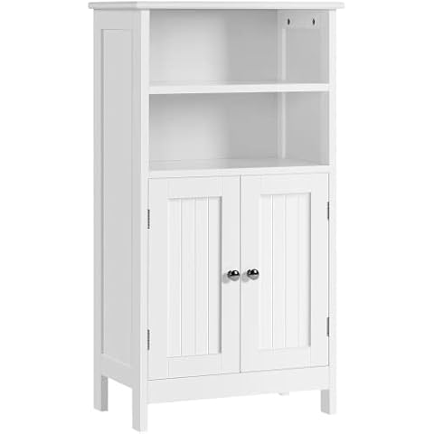Yaheetech Armario Baño Columna con Estante Mueble Baño Suelo Cover