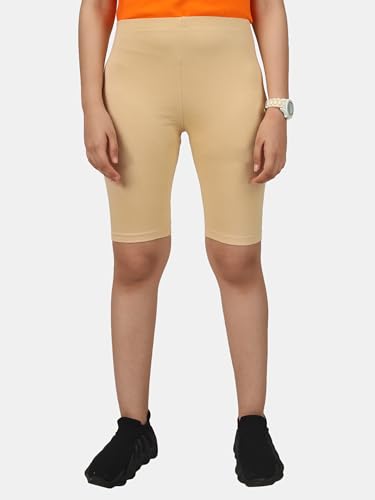 Image of KYDA Kids Girls's Stretchable Anti Bacterial Cycling Shorts, Yoga & Workout Gym Shorts