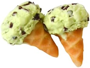 Mint Chocolate Chip Ice Cream Cone Sud Earrings