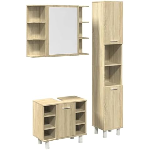 vidaXL Ensemble de Meubles de Salle de Bain Cover