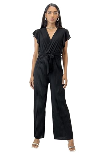 Elara Mono de mujer con corte en V, Negro Talla única, Talla única