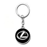 YUIQIEUY Car Logo Key Chain for Lexus Car Accessories, Metal Keychain Lanyard, Keyring