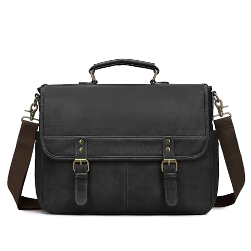 Bolso Messenger de Cuero para Hombre 15.6 Pulgadas